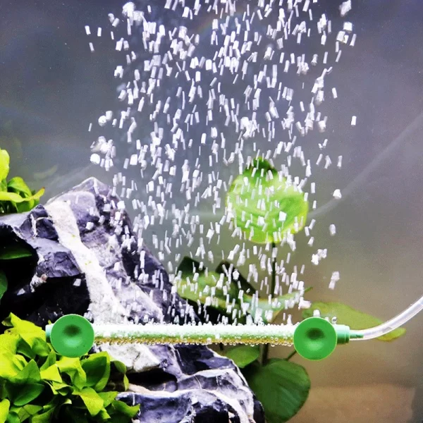 Aquarium Air Pump Fresh Air Stone Diffuser Tube Fish Tank Extendable Wall Air Pipe Suction Cup Fixed Waterscape Bubble Diffuser - Image 10