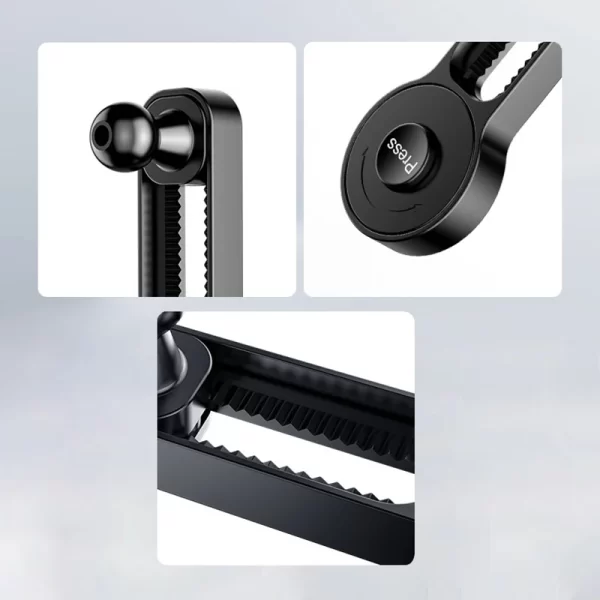 Car Phone Holder Bracket Accessories Interior Air Outlet Vent Base Gadget Auto Cellphone Support Ball Head Bracket Extension Rod - Image 6