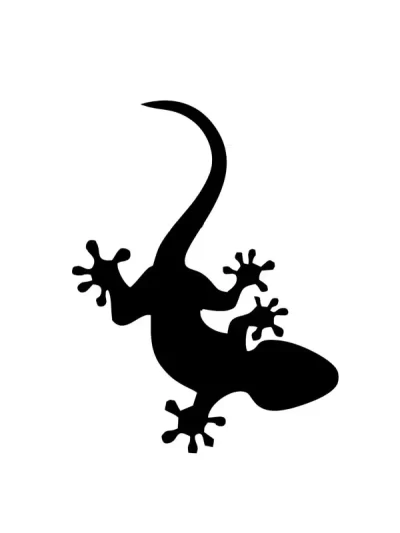 Coolest Reptile Lizard Vinyl Decor Car Stickers Accessories  9.9cm*13.2cm