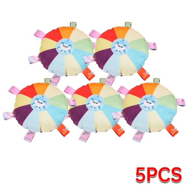 Funny Rainbow Plush Flying Saucer Dog Toys Outdoor Interactive Training Games Chew Toy Pets Flying Discs Toys Dog Accessories - Image 7