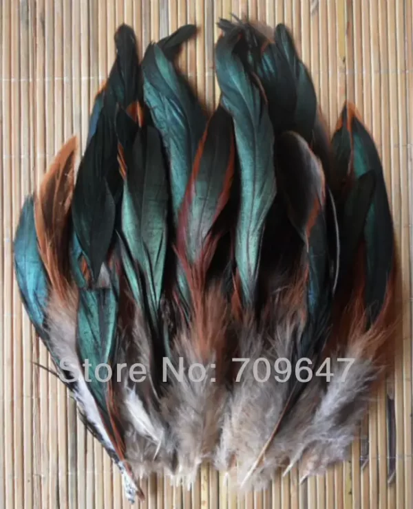 Decoration Accessories! 200Pcs/Lot! Nature Colors Saddle Badger Rooster Feathers 4-6 Inches Long,Plumas Decorativas - Image 4