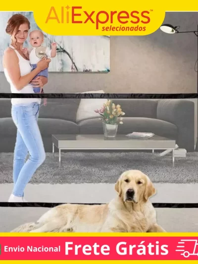 Portao Screen Door Retratil Dog Protection Cao Bebe Pet Safety Barrier Divisoria Flexible Closer Facile Residencia Home