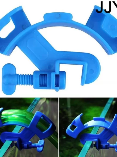 JJYY Plastic Aquarium Fish Tank Water Pipe Connector Fish Tank Mount Holder Aquarium Accessories
