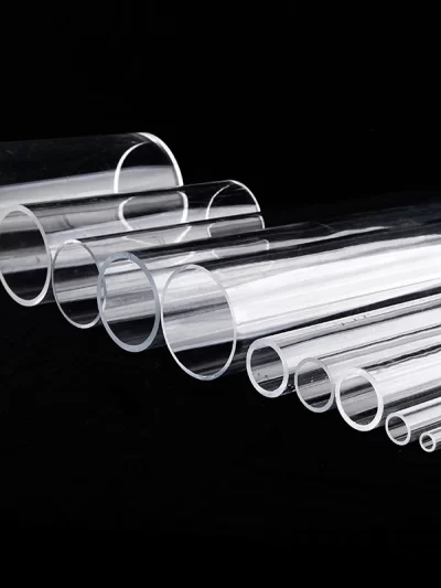 Transparent Acrylic Tube Aquarium Fish Tank Supplies Plexiglass Water Industry Pipe Garden Watering Fittings Jewelry Holder Case