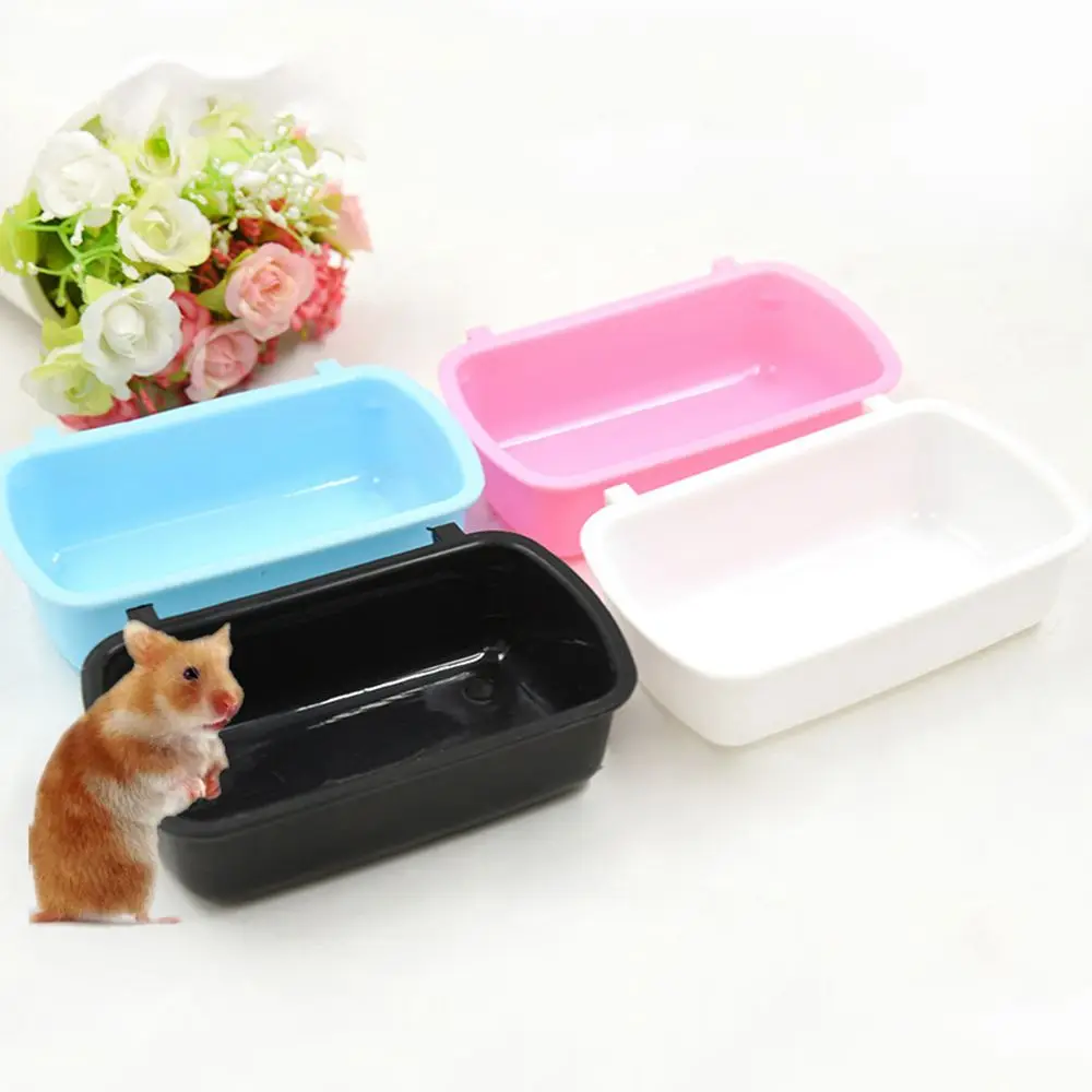 Small Pet Food Feeder Bowl Hamster Cage Hook Up Hanging Bowl Water Drinking Device Bird Pigeon Squirrel Feeding Cup Rabbit Feede - Image 2