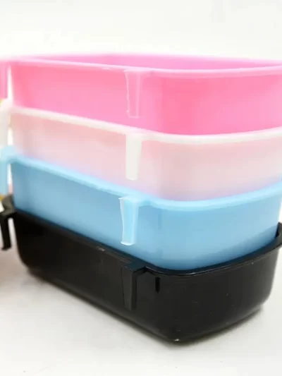 Small Pet Food Feeder Bowl Hamster Cage Hook Up Hanging Bowl Water Drinking Device Bird Pigeon Squirrel Feeding Cup Rabbit Feede