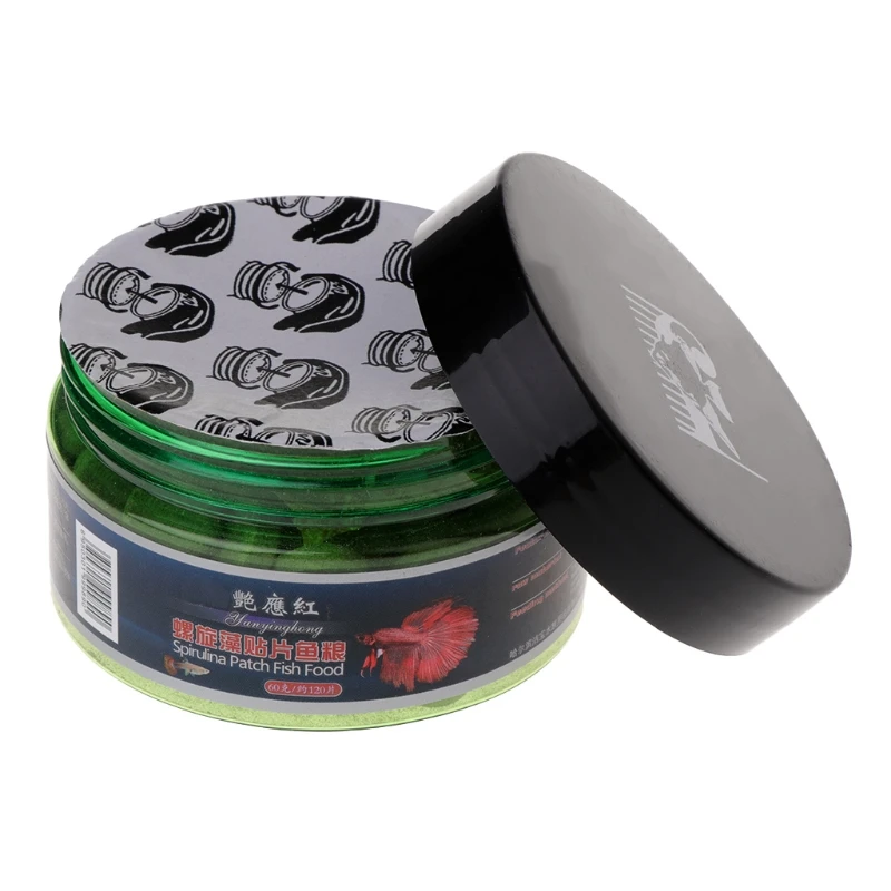 1Box Fish Food Tablet Spirulina Algae Aquarium Pills Fish Tank Tropical Catfish Wafer Fish Forage 90g/155g Delicious Fish Food - Image 4