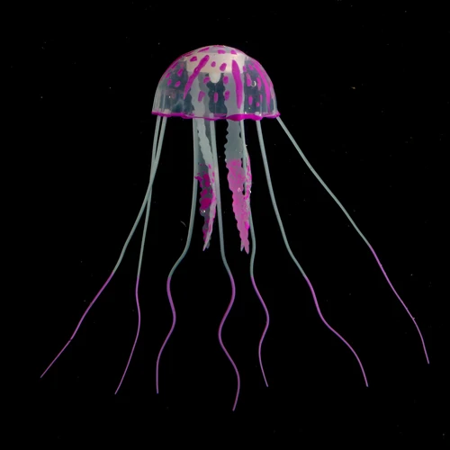 1 Pcs Artificial Jellyfishes Aquarium Fish Tank Accessories Simulation Fluorescent Jellyfish Goldfish Tank Aquarium Landscaping - Image 7