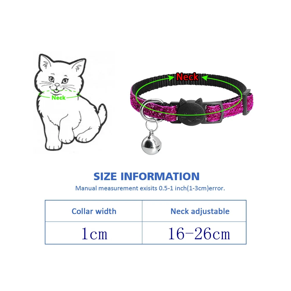 Collar for Cats Necklace Christmas Gift Cat Collar for Cats Accessories Chihuahua Cat Collar Cats Products for Pets Puppy Dogs - Image 3