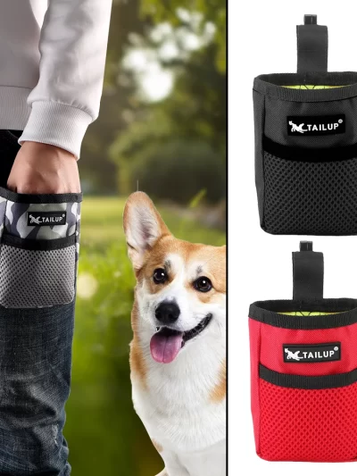 Pet Feed Pocket Dog Accessories For Dog Outdoor Training Snack Training Obedience Bag Pet Food Treat Bag Waist Pouch