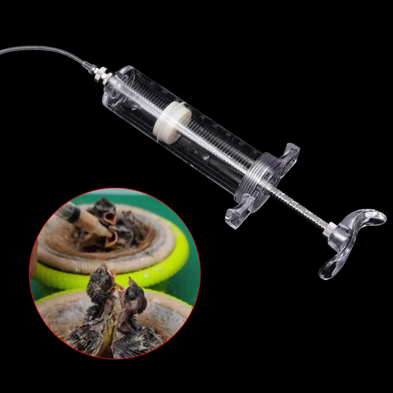 10/20/30/50ml Baby Bird Feeder Parrot Feeding Syringe Adjustable Hand-raised Breastfeeder Bird Supplies - Image 12