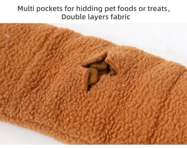 Dog Squeak Toys Pet Sniffing Plush Snails Toys Tibetan Food Molar Puzzle Dog Toys Interactive Dog Puzzle Toy Feeder Pet Supply - Image 14