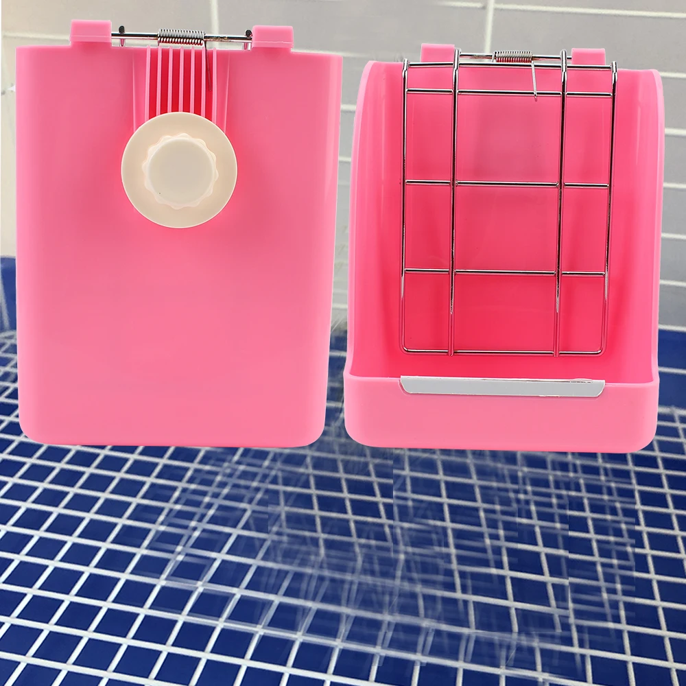 Rabbit Grass Frame Hay Feeder Rabbit Pet Food Container Rabbit Food Basket Grass Hay Bowl Rack Grass Rack Spring Grass Frame - Image 2