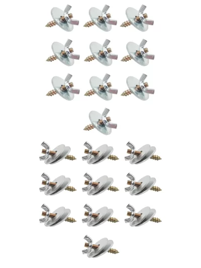 10x Bird Perches Fitting Screws Nut Kits M5*30 Bird Cage Screws Metal Nut Screw Mount Kits for Bird Stand Exercise Platform