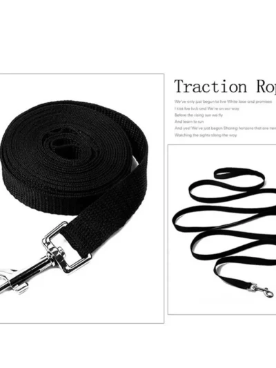 Nylon dog leash, pet dog long leash, tracking dog chain, cat leash, dog leash extended by 6 meters and 10 meters