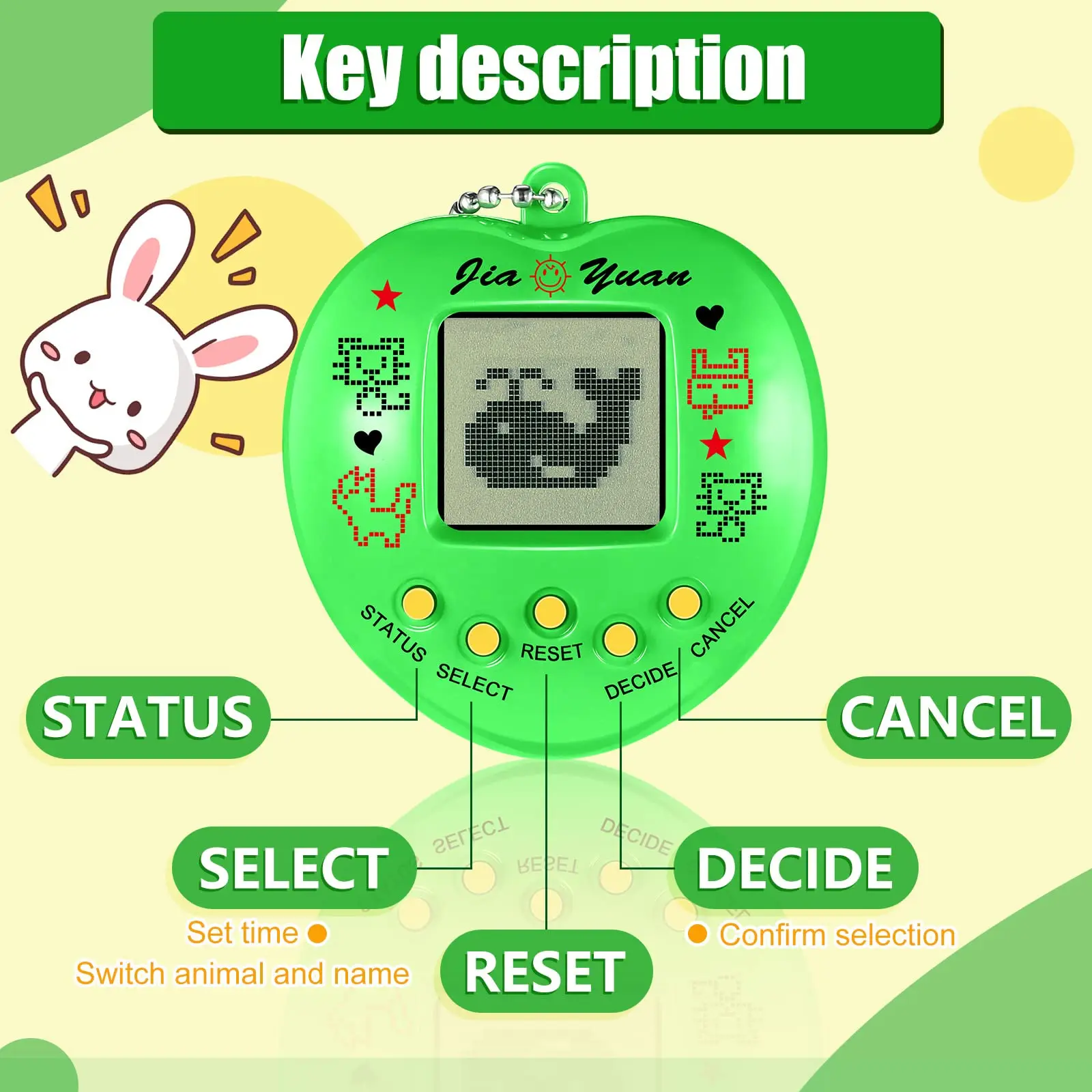 Electronic Pets Game Tamagotchi Nostalgic Toy in Russian Original German Spanish Polish Virtual Digital Pet Toys For Kids Pixel - Image 4