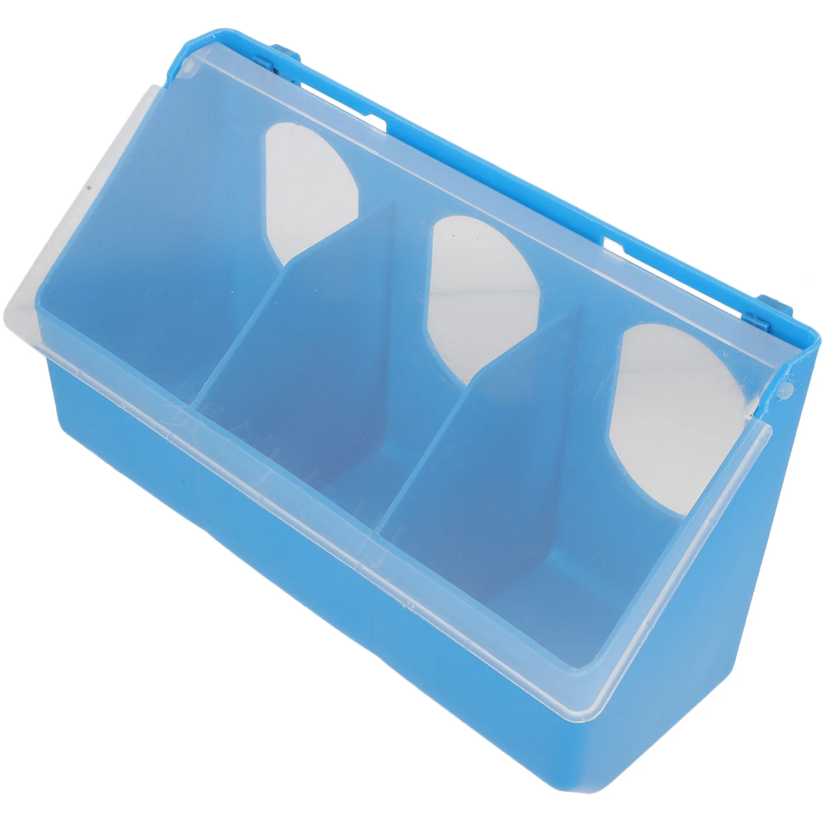 Hangable Pigeon Feeder Multi-Grid Pigeon Food Storage Box Bird Cage Hanging Feeder for Poultry Pigeon Parrot Food Storage Case