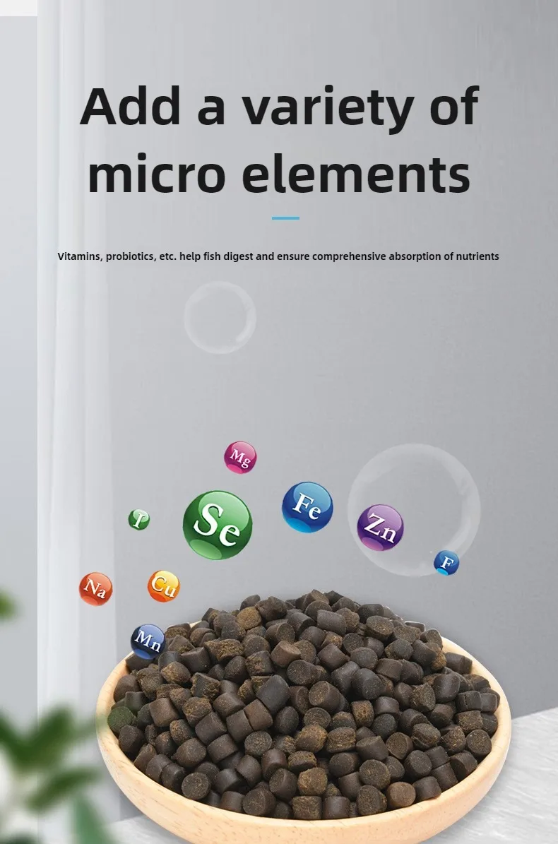 Yee High Protein Koi Feed Sinking Fish Food Sinking General Map Fish Zhaocai Silver Arowana Rohan Goldfish Parrot Fish Food - Image 11