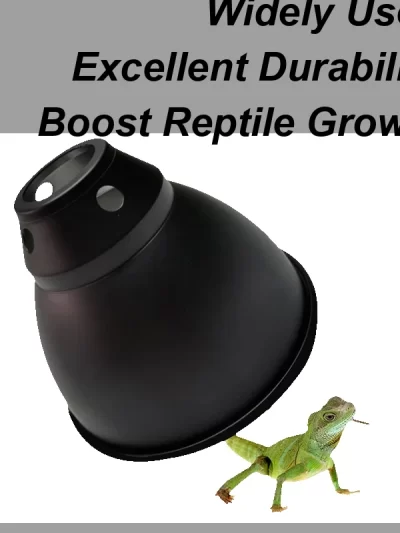 Reptile Dome Light Dome Heating Bulb Deep Dome Lampshade Optical Reflection Cover Heat Lamp Shade Bearded Dragon Tank Accessory