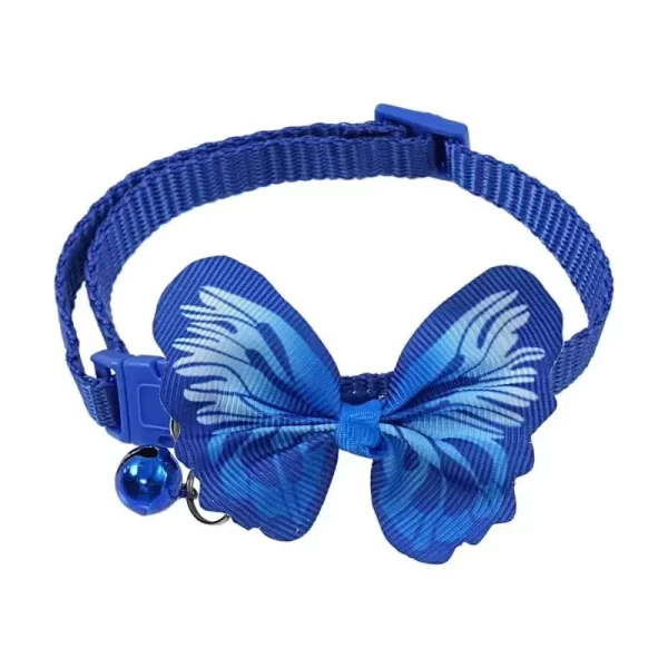 1pc New Dog Collars Butterfly Bells Collars Cute Cat Collars Pet Supplies Multicolor Adjustable Dressing Tool Dog Accessories - Image 4