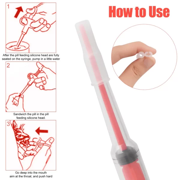 1PC Pet Propulsive Silicone Drug Feeder Tablet Liquid Comfortable Dog And Cat Universal Safe, Easy To Clean And Use Repeatedly - Image 12