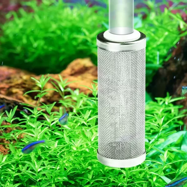Fish Tank Filter Stainless Steel Inlet Case Mesh Shrimp Nets Special Cylinder Filters Inflow Inlet Protect Aquarium Accessories - Image 15