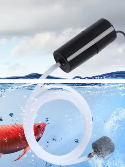 Portable USB Aquarium Air Pump:Mini Oxygenator for Fish Tanks and Aquatic Accessories