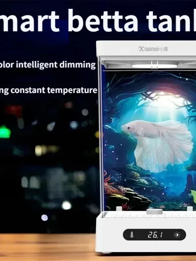 Smart betta dedicated fish tank desktop mini small ecological self-circulating desk aquarium fish tank