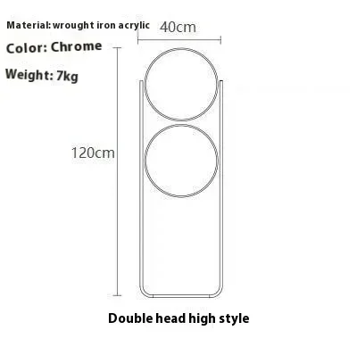 2024 Creative E27 Desk Lamp LED Metal Chrome Light Living Room Hotel Room White Acrylic Ball Lights Home Art Deco Art Floor Lamp - Image 9