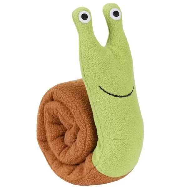 Dog Squeak Toys Pet Sniffing Plush Snails Toys Tibetan Food Molar Puzzle Dog Toys Interactive Dog Puzzle Toy Feeder Pet Supply - Image 6