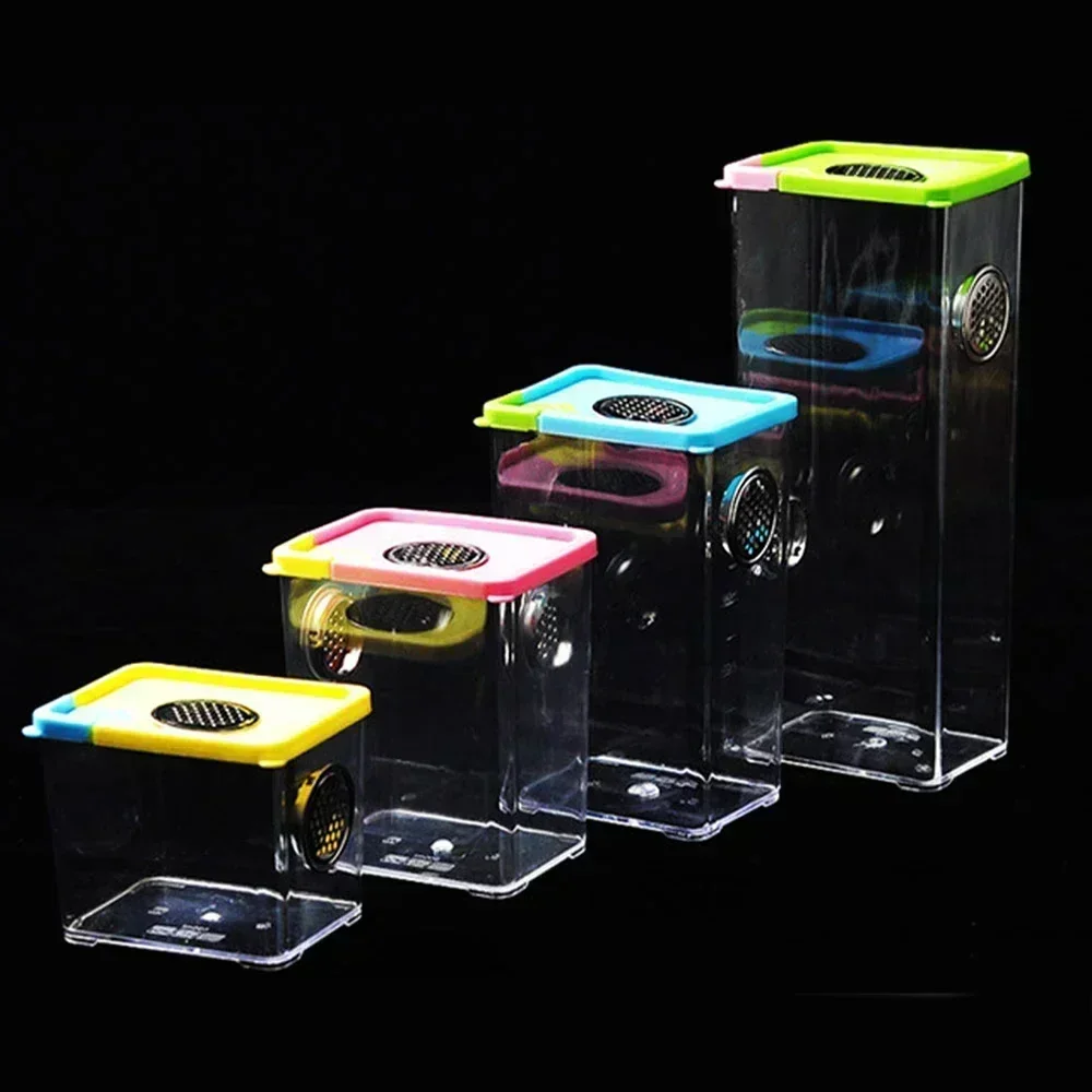 Acrylic Transparent Breeding Box for Reptiles Spiders Lizards Insects Mantis Pet Cages Reptile Accessories Clear Feeding Box - Image 6