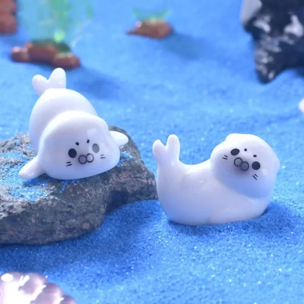 Cute Little Sea Lion Micro Landscape Fish Tank Small Ocean Marine Animal Ornaments Aquarium DIY Decorative Accessories - Image 3