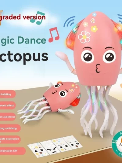 New Dancing Squid Kid Electronic Pet Toys Cartoon Interactive Development Moving Education Toddler Toys Dancing Octopus Gift