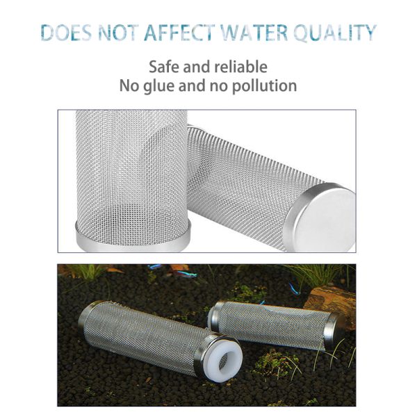 Fish Tank Filter Stainless Steel Inlet Case Mesh Shrimp Nets Special Cylinder Filters Inflow Inlet Protect Aquarium Accessories - Image 12