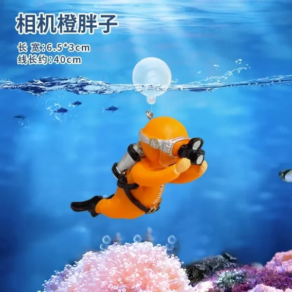 Fish Tank Decorations Aquarium Accessories Floating Diver Aquarium Ornaments Small Floating Ball Aquarium Accessories - Image 13