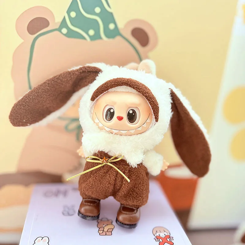 Labubu Doll‘s Baby Design Clothes rabbit style High-quality Dress The Monster Outfit Accessories suit cute Clothing Gift Kid's - Image 3