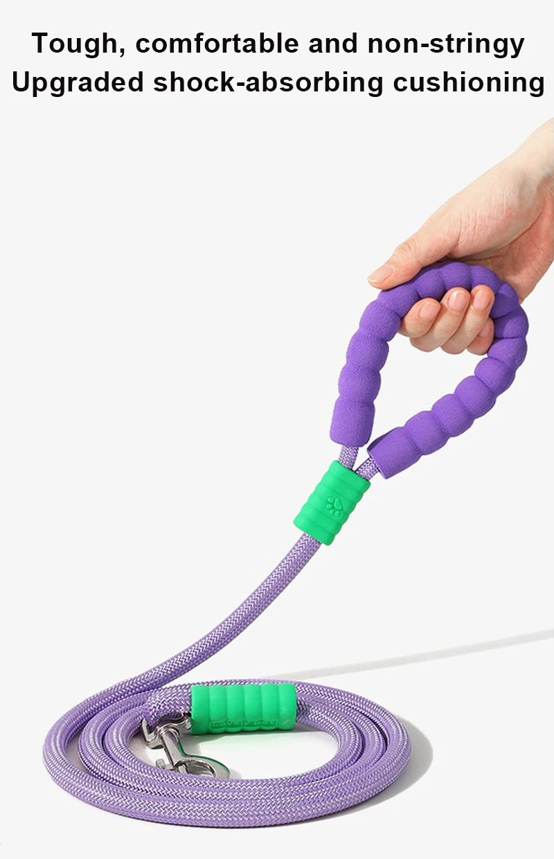 150cm Dog Leash Soft Handle Escape Proof Pet Leashes For Small Medium Large Dogs Reinforced Dog Leading Leash Pet Supplies - Image 14
