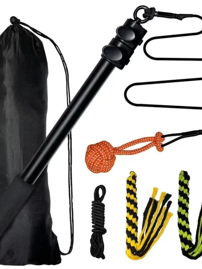 Dog Teeth Grinding Toy Bite-resistant Durable with  Plush Refill Dog Toy Retractable Pole Dog Chew Toy Interactive Pet Toys