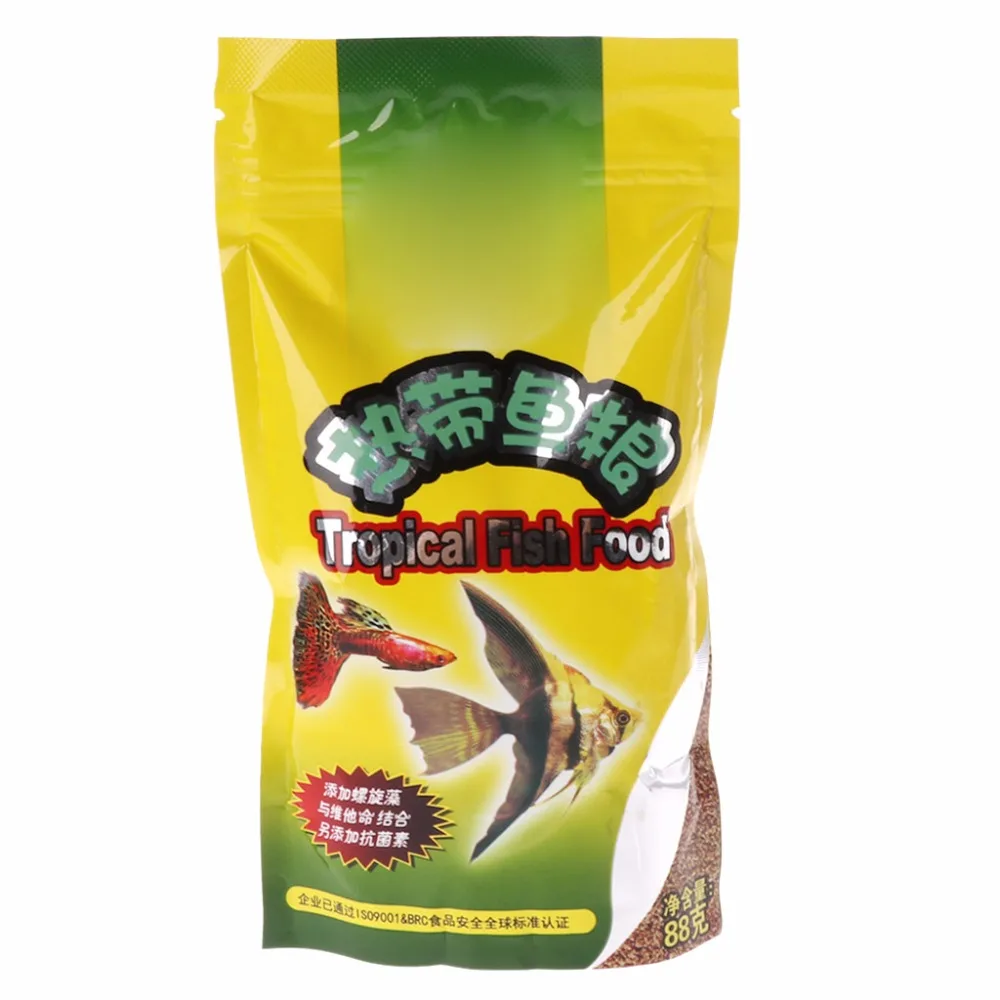 1Bag Aquarium Tank Tropical Fish Food Small Fish Feed Grain 98g Delicious Fish Food especially for guppy, lantern fish 2019 Hot - Image 11