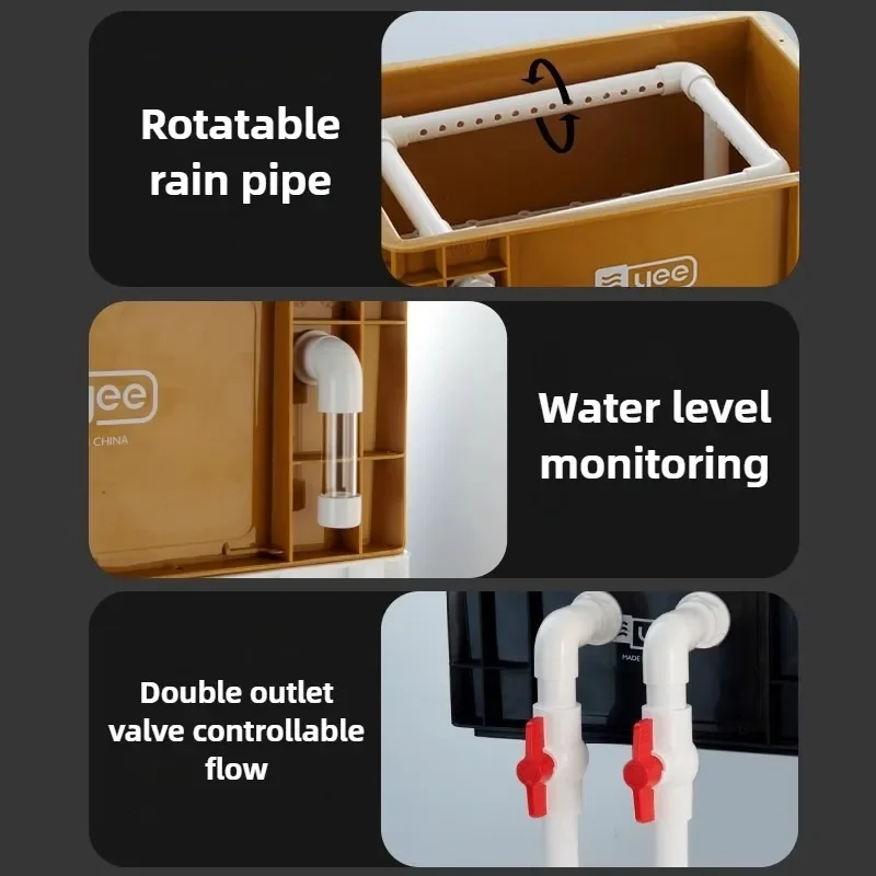 External Aquarium Fish Tank Filter System Water Circulation Filter Bucket Fish Pond Filter Box Outside Pet Accessories Equipment - Image 15