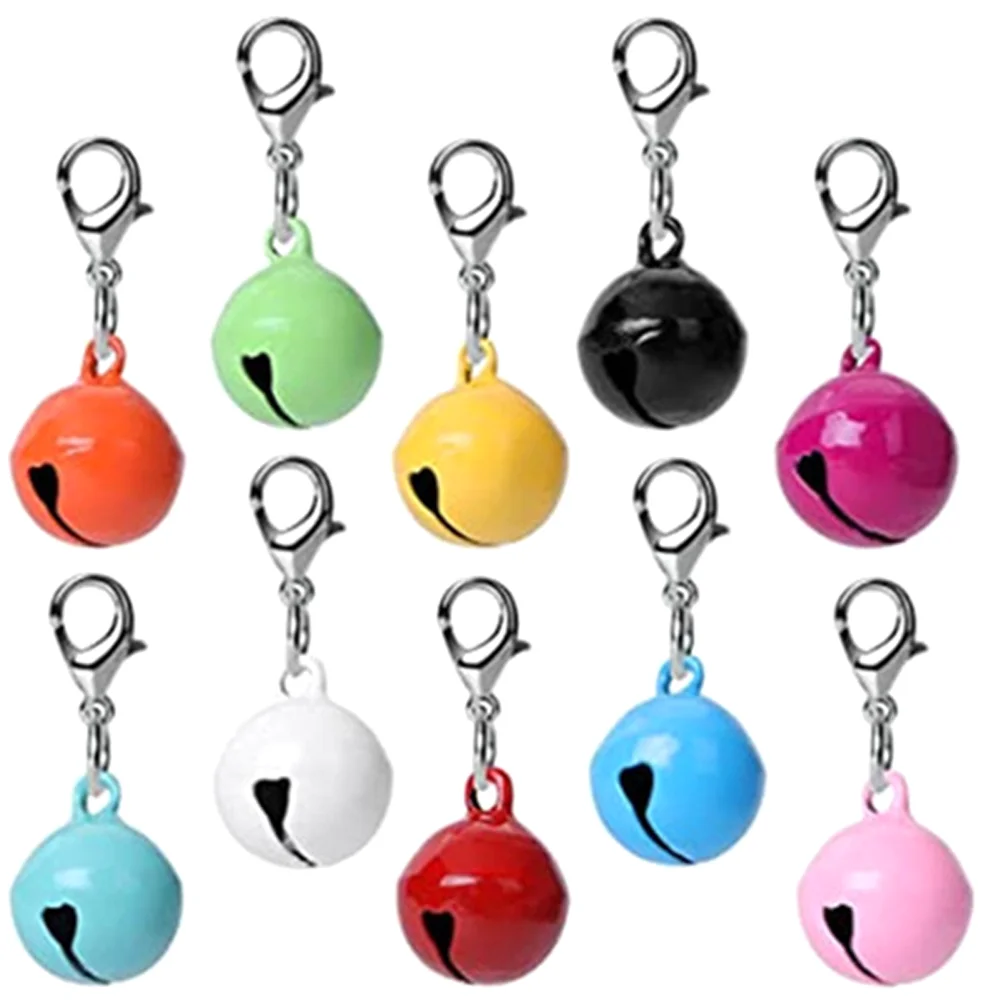 10 Pcs Pet Collar Accessories Dog Cat Supplies Metal Hanging Bells Loud Sound Small Bell Pet Products Cat Collars Leads - Image 2