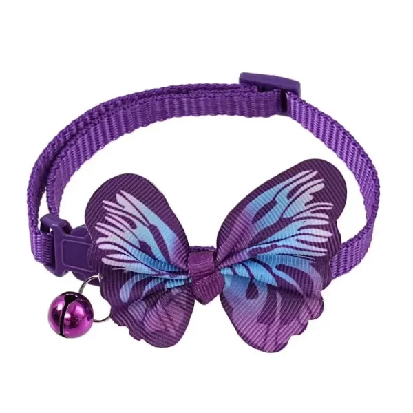 1pc New Dog Collars Butterfly Bells Collars Cute Cat Collars Pet Supplies Multicolor Adjustable Dressing Tool Dog Accessories - Image 12