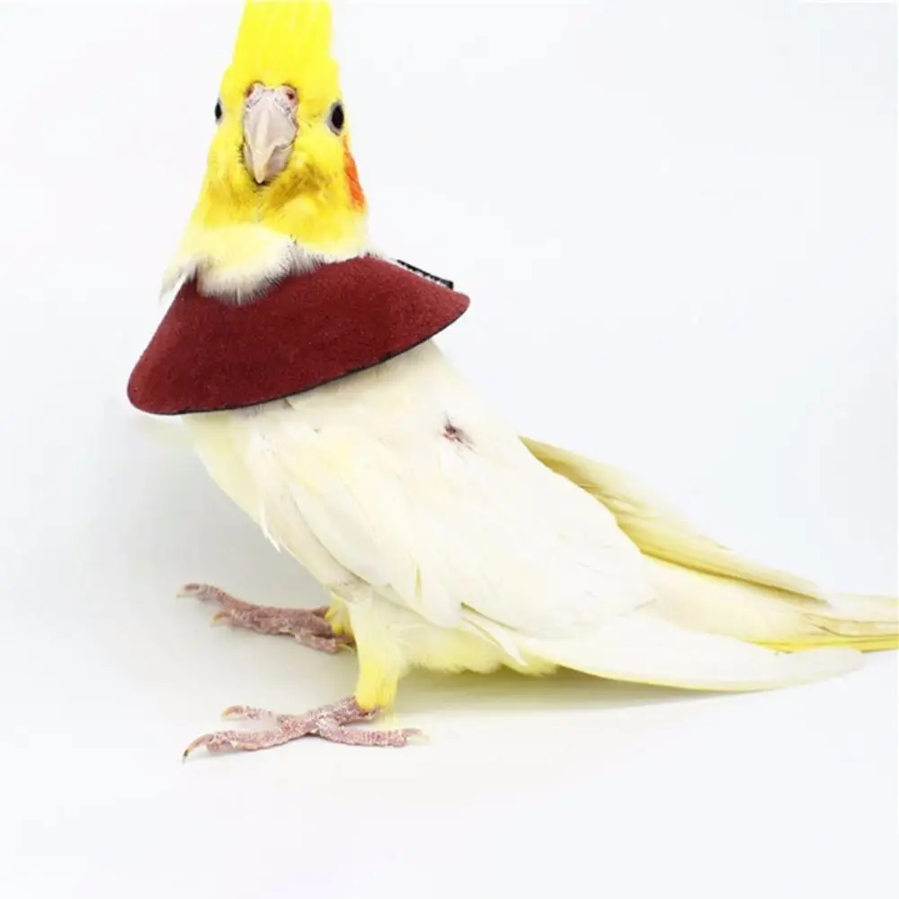 for Bird Neck Protective Adjustable Bird Accessories Bird Cloak Parrot Elizabethan Circle Bird Neck Sleeve Bird Recovery Collar - Image 6