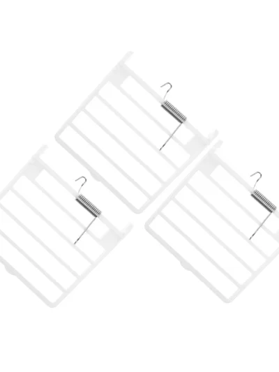 3pcs Bird Cage Door Accessories Spring Replacement Horizontal Wires Durable Plastic Compatibility Bird Cages Pet Products Food