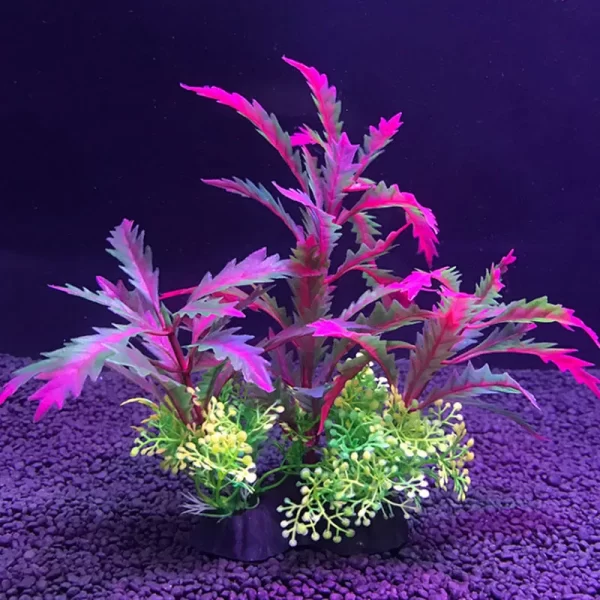 12 Kinds Artificial Aquarium Decor Plants Water Weeds Ornament Aquatic Plant Fish Tank Grass Decoration Accessories 14cm - Image 6