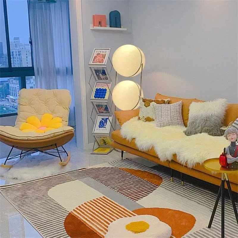 2024 Creative E27 Desk Lamp LED Metal Chrome Light Living Room Hotel Room White Acrylic Ball Lights Home Art Deco Art Floor Lamp - Image 2