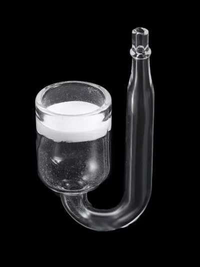 Glass Co2 Diffusers Aquarium Fish Tanks CO2 Diffusers Glass Cup Carbon Dioxide Reactor Ceramic Disces For Fish Tanks