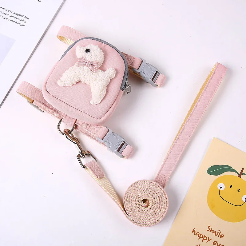 Fashion Cat Dog Harness and Leash Set for Cats Small Dogs Cartoon Print Pet Harnesses with Backpack Kitten Ropes Accessories - Image 7