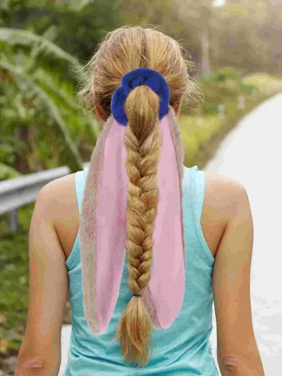 Rabbit Ears Headband Bunny Adult Ponytail Holders Headbands Hair Ties Elastic Bulk Clothing