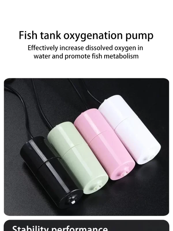 Portable USB Aquarium Air Pump:Mini Oxygenator for Fish Tanks and Aquatic Accessories - Image 11